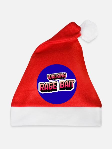 Walking Rage Bait - Weihnachtsmütze - Rot