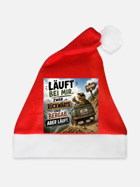Läuft Mir Rückwärts Bergab - Weihnachtsmütze - Rot