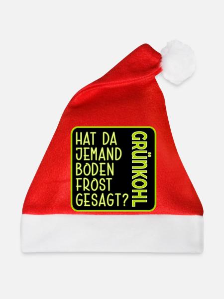 BODENFROST WINTER - GRÜNKOHL - Weihnachtsmütze - Rot