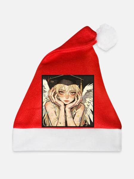Abschlussfeier Angel Winged - Weihnachtsmütze - Rot