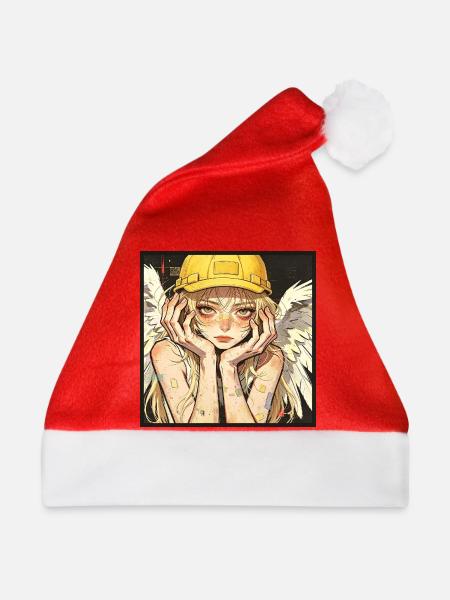 Geflügelter Arbeiter-Träumer - Weihnachtsmütze - Rot