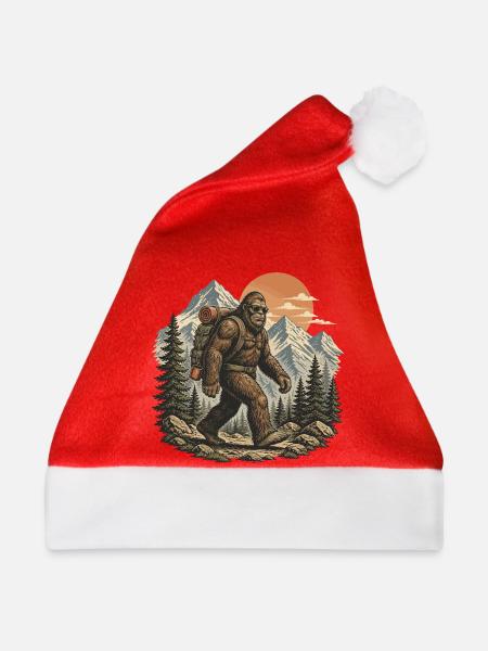 Bigfoot Berg Wanderer - Weihnachtsmütze - Rot