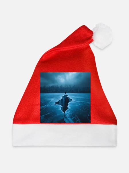 Pęknięty Lód – Samotność na Krawędzi - Weihnachtsmütze - Rot