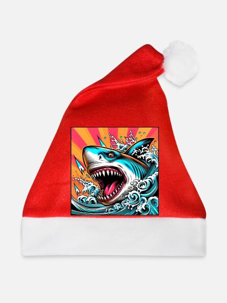 Hai - Weihnachtsmütze - Rot