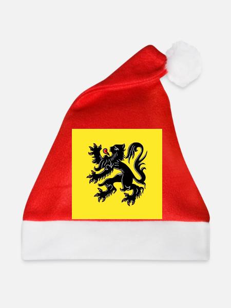 Zeig deine Farben – Flandern - Weihnachtsmütze - Rot