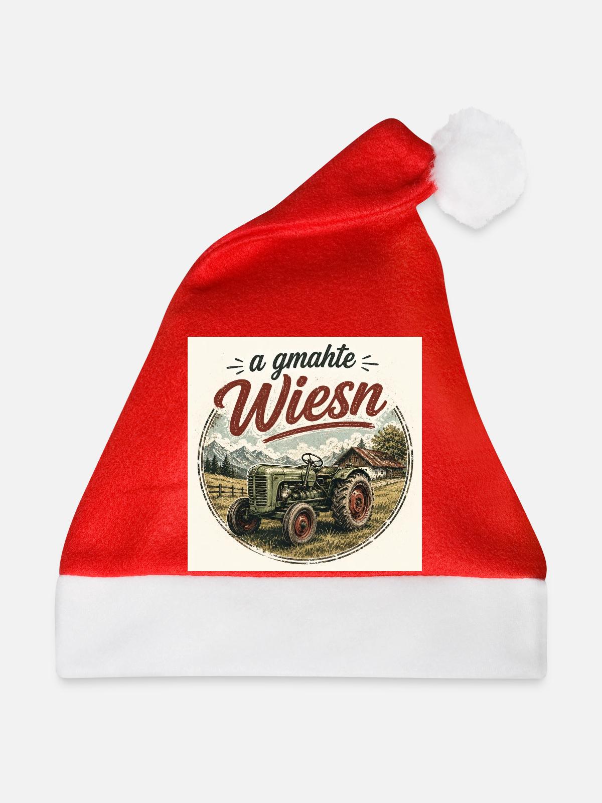 Landleben - Weihnachtsmütze - Rot - Vorne