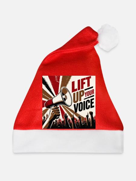 Erhebe deine Stimme - Weihnachtsmütze - Rot