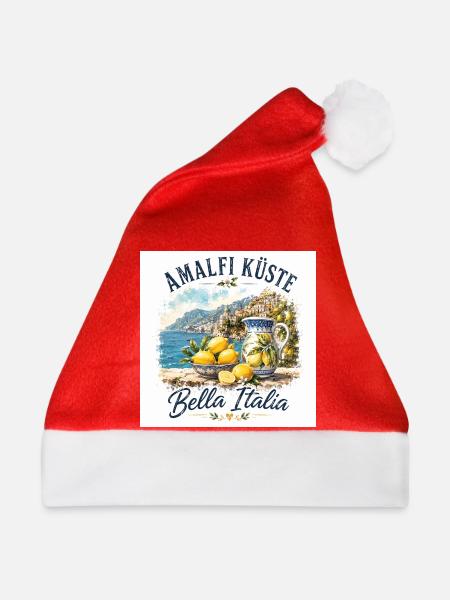 Amalfi - Weihnachtsmütze - Rot