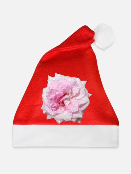 Aesthetic_Pink_Rose_Dew_Drop_Gift_For_Mom - Weihnachtsmütze - Rot