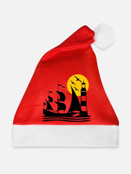 Segeln - Weihnachtsmütze - Rot