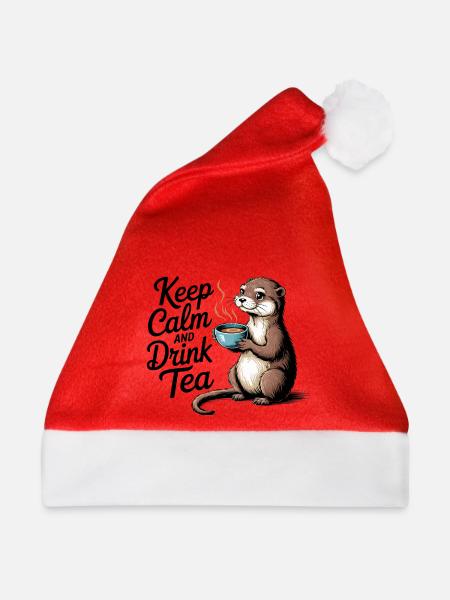 Otter-Teezeit - Weihnachtsmütze - Rot