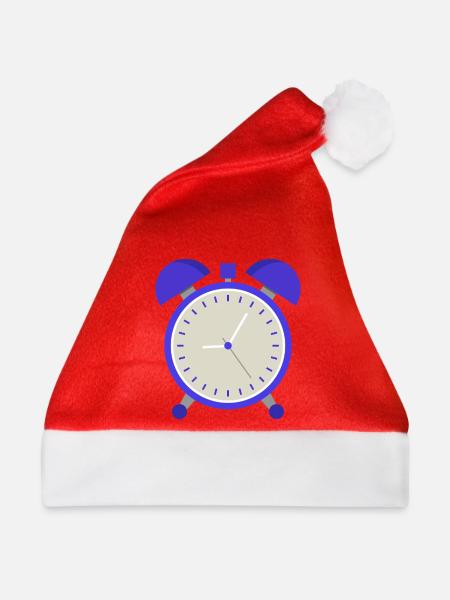 Wecker - Weihnachtsmütze - Rot