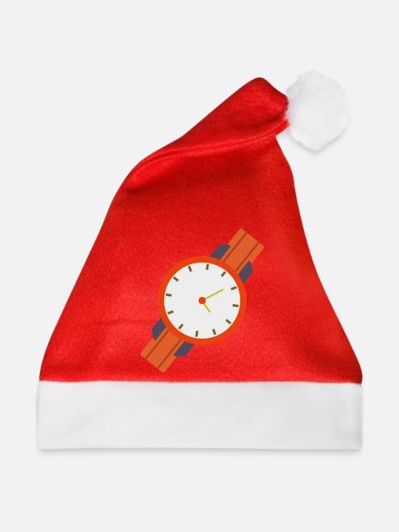Armbanduhr - Weihnachtsmütze - Rot