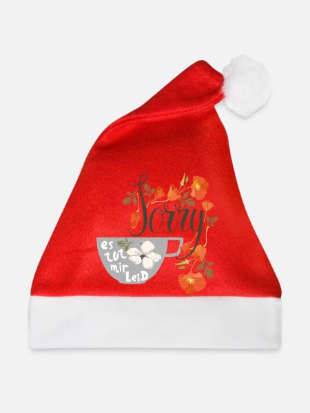 Sorry  es tut mir Leid - Weihnachtsmütze - Rot