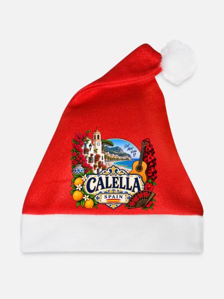 Calella – Sol, Mar & Vida - Weihnachtsmütze - Rot