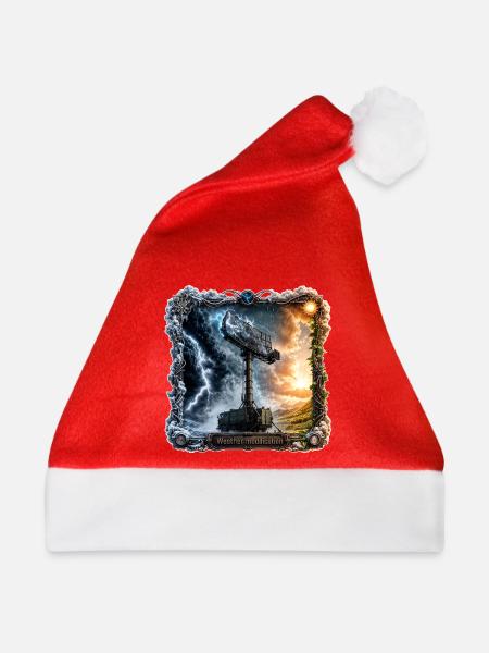 Wetterkontrolleur - Weihnachtsmütze - Rot