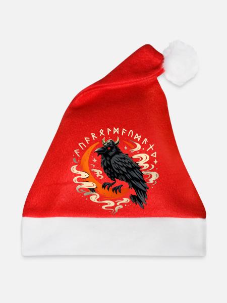 Rabenfeuer Mondring - Weihnachtsmütze - Rot