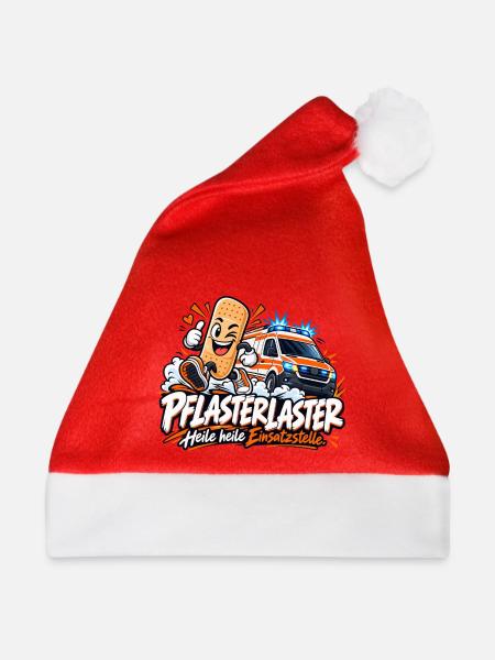 Pflasterhelden Einsatzstelle - Weihnachtsmütze - Rot
