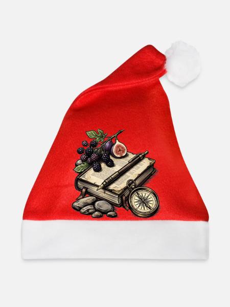 Botanisches Reisebuch - Weihnachtsmütze - Rot