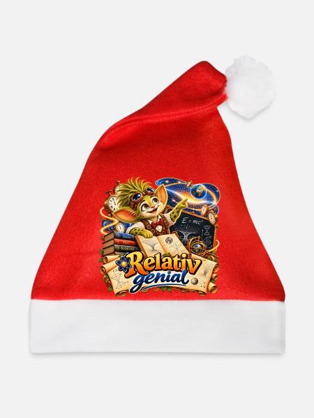 Wenuma Relativ genial - Weihnachtsmütze - Rot