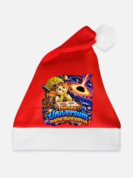 Wenuma  Diese Universum macht mich fertig  - Weihnachtsmütze - Rot