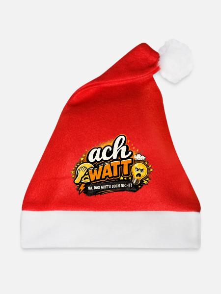 Ach Watt Humor – Unglaublich! - Weihnachtsmütze - Rot