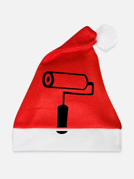 Farbroller - Weihnachtsmütze - Rot