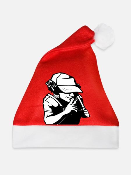 Mensch, humanes Design - Weihnachtsmütze - Rot