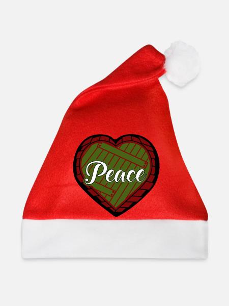 FRIEDE - Weihnachtsmütze - Rot