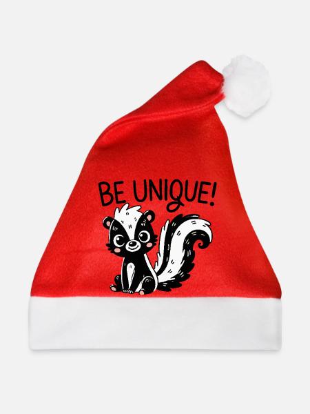 Ein SKUNK - Weihnachtsmütze - Rot