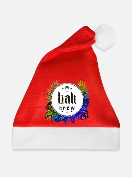 Bali Crew Bunt - Weihnachtsmütze - Rot