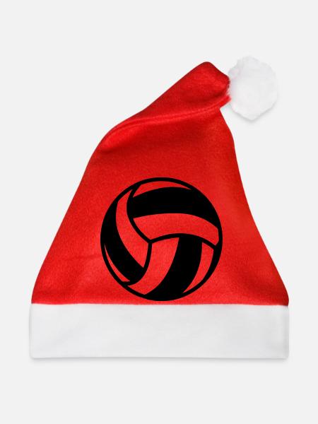 Volleyball - Weihnachtsmütze - Rot