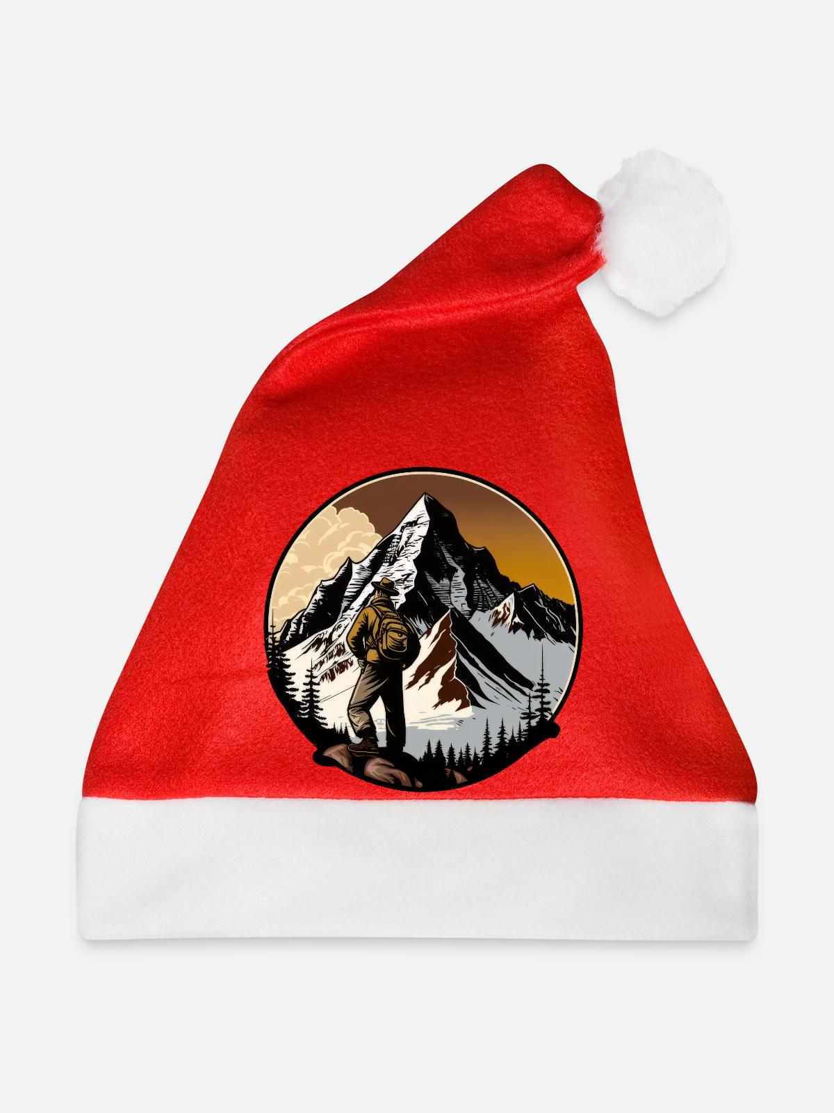 Bergsteiger - Weihnachtsmütze - Rot - Vorne