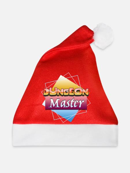 Retro Dungeon Masters Spieldesign-Meister - Weihnachtsmütze - Rot