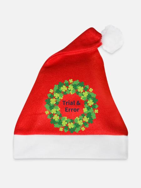 Kleeblattkranz Trial & Error - Weihnachtsmütze - Rot