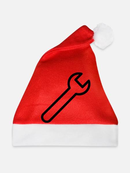 DIY-Schlüssel - Weihnachtsmütze - Rot