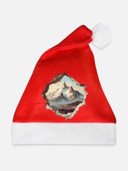 Berge Wandern - Weihnachtsmütze - Rot
