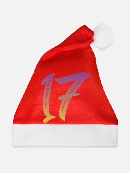17 - Weihnachtsmütze - Rot