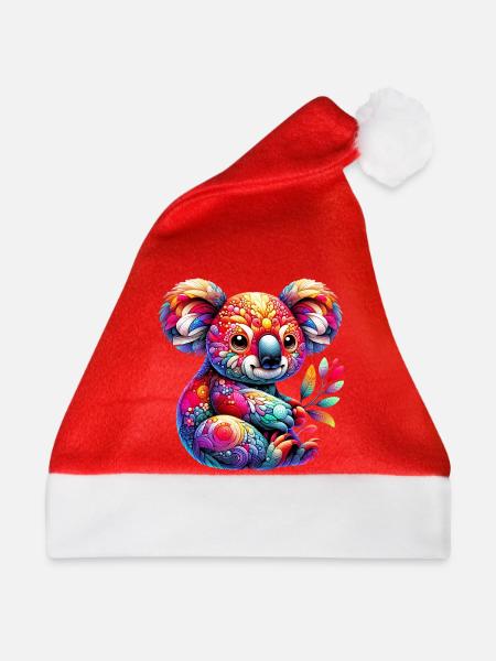Koala - Weihnachtsmütze - Rot