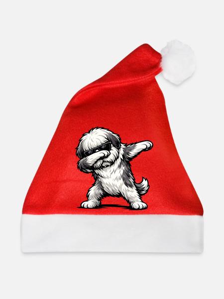 Dabbing Bobtail - Weihnachtsmütze - Rot
