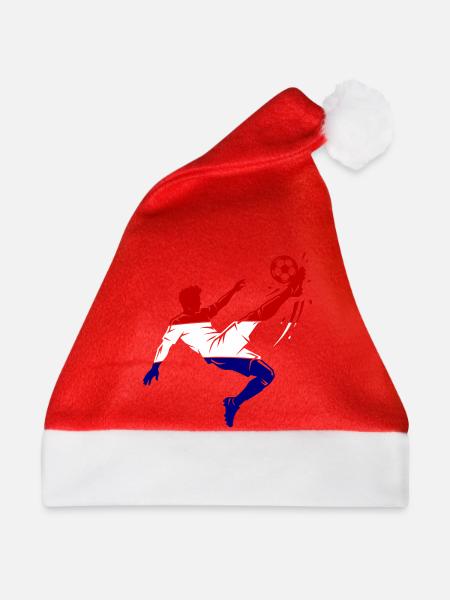 Fallrückzieher Niederlande Fussball - Weihnachtsmütze - Rot