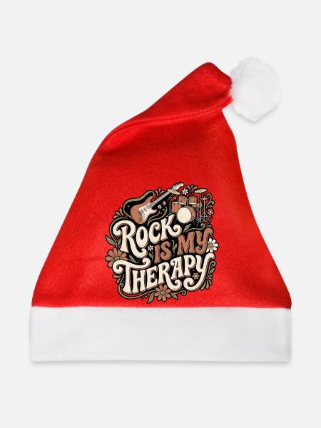 Rock Therapy - Weihnachtsmütze - Rot