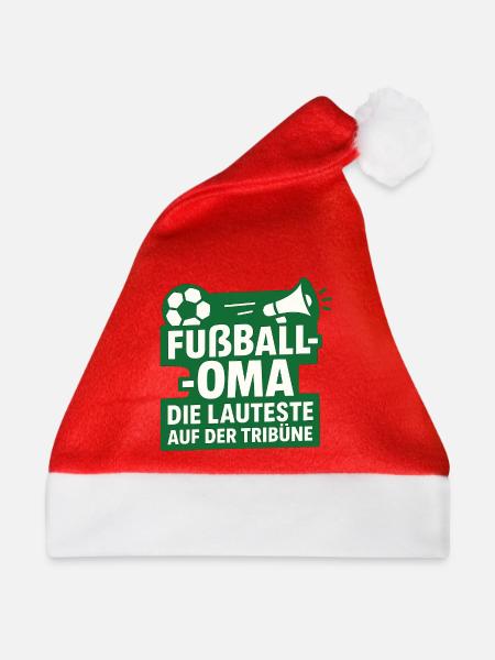 Fußball Oma – Die lauteste Tribüne - Weihnachtsmütze - Rot