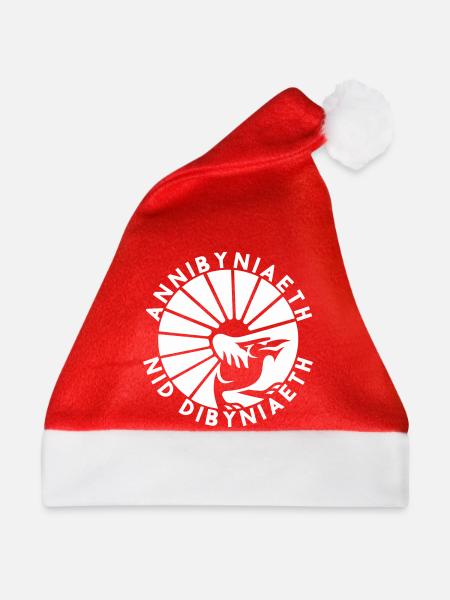 Annibyniaeth Nid Dibyniaeth - Weihnachtsmütze - Rot