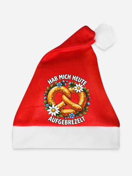Aufgebrezelt - Weihnachtsmütze - Rot