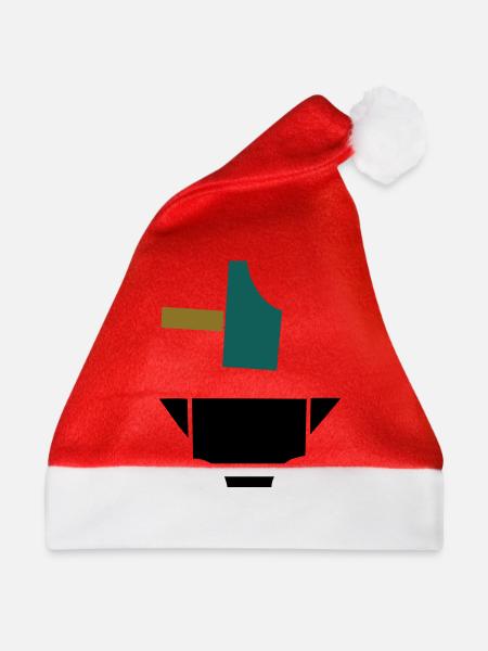 Hammer und Amboss - Weihnachtsmütze - Rot
