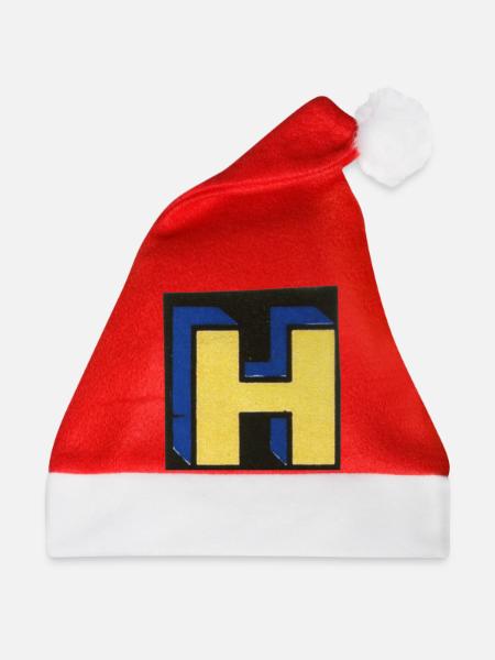 Buchstabe H - Weihnachtsmütze - Rot