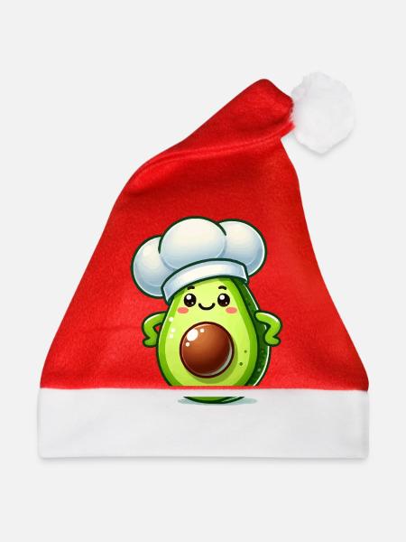 avocado koch - Weihnachtsmütze - Rot