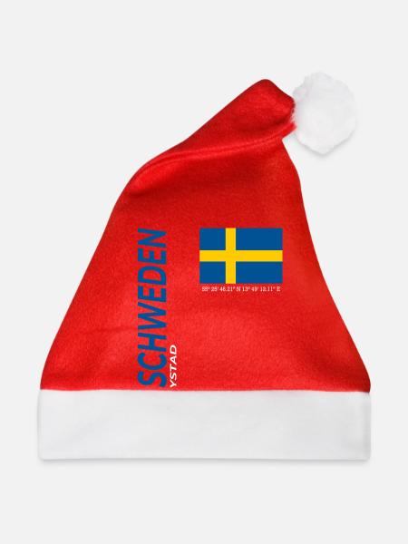 Ystad - Weihnachtsmütze - Rot