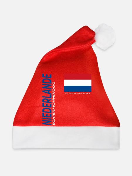 Schiermonnikoog - Weihnachtsmütze - Rot